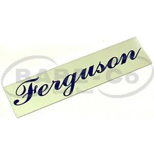 Bare-Co - NAME PLATE "FERGUSON"=Te20 | B 1234