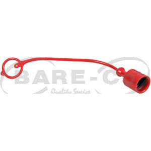 Bare-Co - RED HYD CAP=1/2" QR COUPLING | B 3379