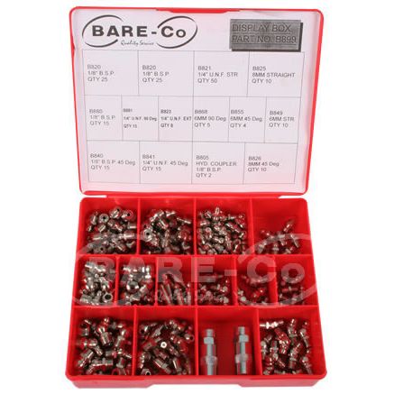 Bare-Co - GREASE NIPPLE DISPLAY BOX | B 899