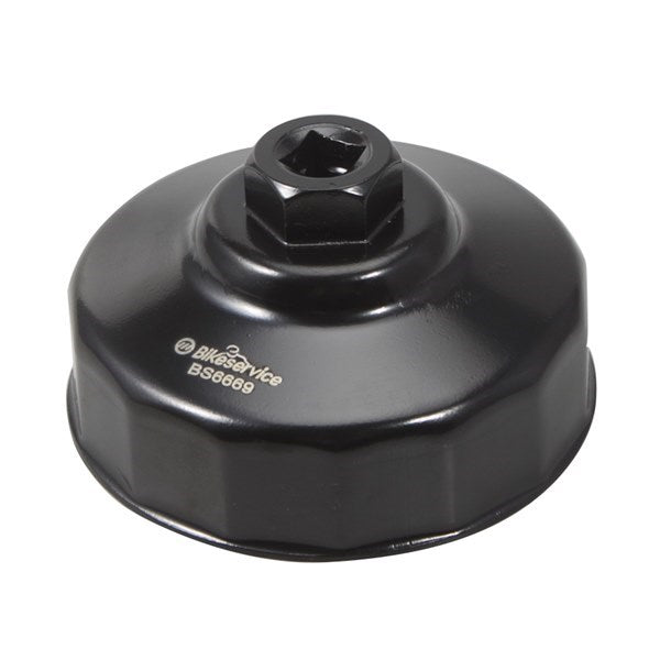 Bikeservice - Cup Oil Filter Wrench 80mm-15F | BS6669