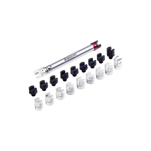 Bikeservice - BP Spoke Torque Wrench Set Alloy (18pc) | BS70022