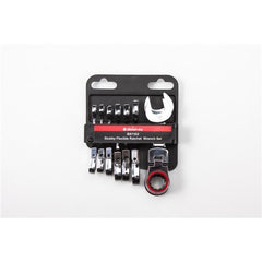 Bikeservice - Ratchet Wrench Set Stubby Metric 8pc | BS7352