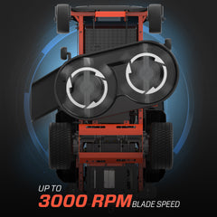 Senix - X6 60V 107cm (42") Zero Turn Ride On Mower | ZTRX6-M-EU