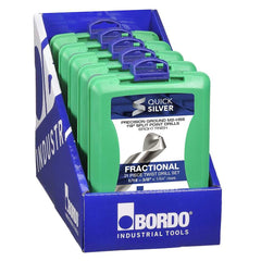 Bordo - 1/16-3/8" 21 Piece Bright HSS Jobber Set in ABS Plastic | 2006-F2