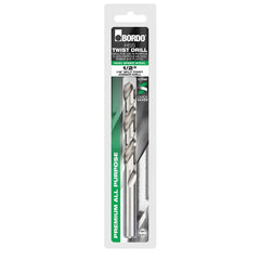 Bordo - 1/2" Bright HSS Jobber Drill - Clam | 2006-1/2S