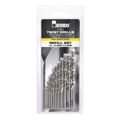 Bordo - 12 Piece Bright HSS Jobber Refill Set | 2007-M1S