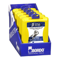 Bordo - 19 Piece Bright HSS Jobber Set In Abs Plastic Case | 2007-M2