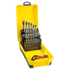 Bordo - 25 Piece Bright HSS Jobber Set Bonus Stubbie Folding Knife | 2007-M3-C18