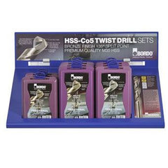 Bordo -  Fractional Cobalt Jobber Drill Set - Drillset Rack Mer | 2010-DS1