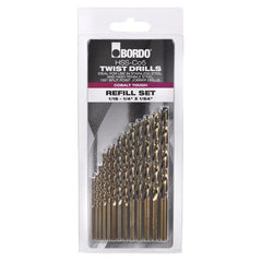 Bordo - 13 Piece HSS-Co5 Cobalt Drill Refill Set | 2010-F1S