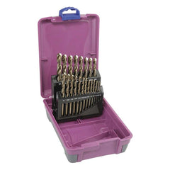 Bordo - 1/16-3/8" 21 Piece HSS Cobalt Drill Set ABS Case | 2010-F2