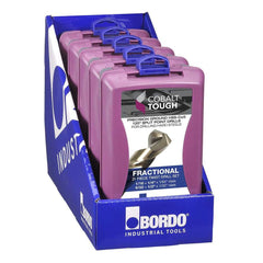 Bordo - 1/16-1/2" 21 Piece HSS Cobalt Drill Set ABS Case | 2010-F5