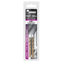 Bordo - 3/32" HSS Cobalt Jobber Drill - 2Pk Clam | 2010-3/32S