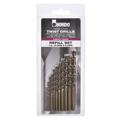 Bordo - 12 Piece HSS-Co5 Cobalt Drill Refill Set | 2011-M1S