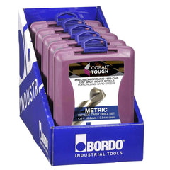 Bordo - 1-10mm 19 Pce HSS Cobalt Drill Set ABS Case | 2011-M2