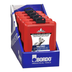 Bordo - 19 Pce - 1-10mm Delta Point Bright Finish HSS Drill Set | 2015-M2