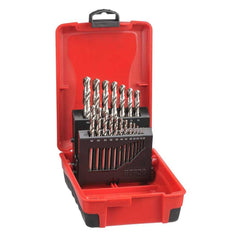 Bordo - 19 Pce - 1-10mm Delta Point Bright Finish HSS Drill Set | 2015-M2