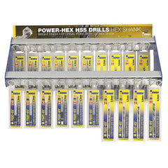 Bordo -  P-Hex Drill/ C'Sink Drill - Hangsell - 2 Tier Merchand | 2200-D1