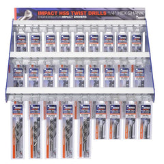 Bordo -  Impact Driver Hex Jobber Drill - Hangsell - 3 Tier Mer | 2206-D1