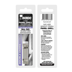 Bordo - No.30 Bright Double Ended Panel Drill - 10pk Clam | 2345-30T