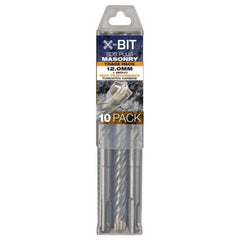 Bordo - 12 x 160mm SDS Plus X-Bit Masonry Drill Trade Pack | 2538-12.00X160TP