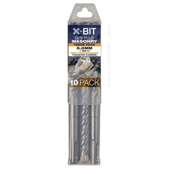 Bordo - 5 x 160mm SDS Plus X-Bit Masonry Drill Trade Pack | 2538-5.00X160TP