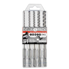 Bordo - 5 Pce 5-10mm SDS+ Deltabit Set | 2543-S1