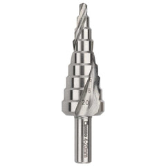 Bordo - 4-20x2mm Spiral Flute M2-hss Step Drill | 2601-M2