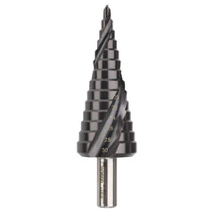 Bordo - 6-30 x 2mm Spiral Flute HSS Cobalt TiAlN Coated Step Drill | 2602-M3