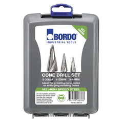 Bordo - M2-HSS Hex Shank Cone Drill Set | 2605-S1