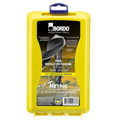 Bordo - 14-25mm 8 Pce 1/2" Reduced Shank Drill Set | 2654-S2