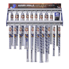 Bordo -  Solid Core Auger Bit  - Hangsell - 2 Tier Merchandiser | 2660-D1