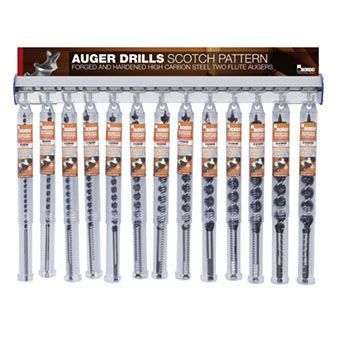Bordo -  Scotch Pattern Auger - Hangsell - 1 Tier Merchandiser | 2664-D1