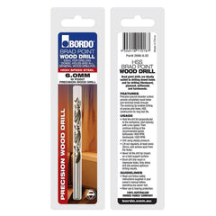 Bordo - 6mm Brad Point Drill | 2666-6.00