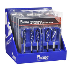 Bordo - Quad Max 4 flute cutter set - 5 piece | 2673-S3