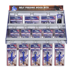 Bordo -  Self Feeding Wood Bit - Hangsell - 3 Tier Merchandiser | 2674-D1