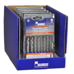 Bordo - Tungsten Carbide Tipped Hex Shank Ceramic Tile Drill Set | 2750-S1