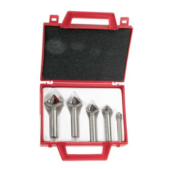 Bordo - 5 Pce 10-31mm 90 Degree HSS Co5 Triple Flute Countersink Set | 3843-S
