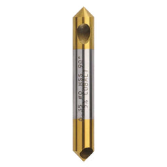 Bordo - 6.35mm 90 Degree HSS Co5 Tin Coated Cross Hole Countersink | 3850-6.35
