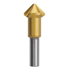 Bordo - 35mm 90 Degree HSS Co5 Tin Coated Triple Flute Countersink | 3853-35