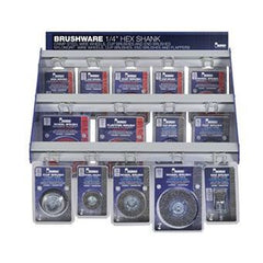 Bordo -  Brushware 1/4" Hex Shank - Hangsell - 3 Tier Merchandi | 5100-D3