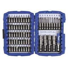 Bordo - 59 Piece Standard Screwdriver Insert Bit, Power Bit and Nuts | 5400-S4