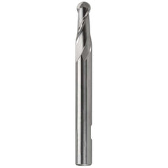 Bordo - 6mm Long Ball Nose Flatted HSS Cobalt Slot Drill | 6024-6.00L