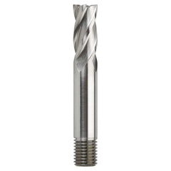 Bordo - 1" Long Threaded HSS Cobalt End Mill | 6060-1L