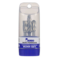 Bordo - 3 Pce S3 Non Ferrous Cut Burr Set | 6401-S3