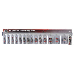 Bordo -  XP2 TCT Holesaw - Hangsell - 1 Tier Flt Merchandiser | 7081-D2FLT