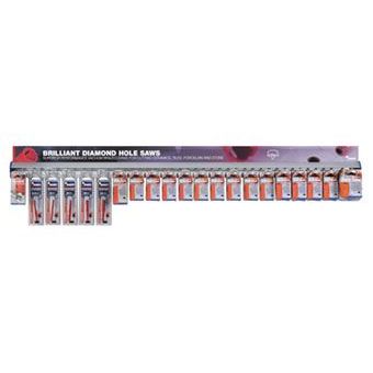 Bordo -  Brilliant Diamond Holesaw - Hangsell - 1 Tier Flt Merc | 7084-D1
