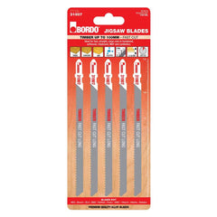 Bordo - 132mm x 4.0T HCS T-Shank Fast Cut Jigsaw Blade - 5Pk | 7110-31007