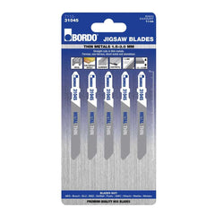 Bordo - 75mm x 1.2T Thin Straight Cut Jigsaw Blade - 5Pk | 7110-31045