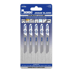 Bordo - 75mm x 1.2T Thin Straight Cut Jigsaw Blade - 5Pk | 7110-31052